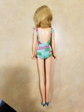 Vintage 1966 Mattel Mod Bend Leg Francie Doll 1130 SS & Shoes Barbie Cousin EX, 3