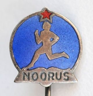 Vintage Soviet Union Ussr Sports Society Noorus Pin Badge