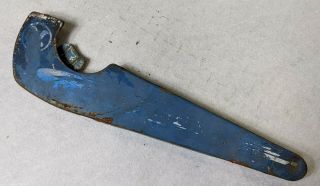 Vintage Unbranded Bicycle Chainguard Baby Blue With White Lettering Bolt On 48cm