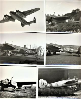 Bristol Buckmasters - Six Rare Photographs Of The Raf Trainer