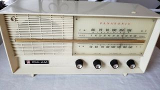 Vintage 1963 Panasonic Receiver Fm/am Tube Radio Model 740,  And