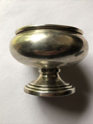 Vintage Sterling Silver.  925 Open Salt Cellar Bowl Cup 61 Grams Tw Scrap