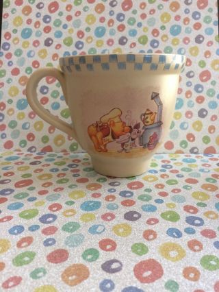 Disney Store Winnie The Pooh Cup Mug Pooh Piglet Oven Cooking
