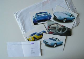 Tvr 2001 Official Postcards Brochure - English - Issue 11 Tuscan Tamora Griffith