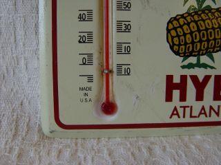 Vintage Beck ' s Hybrids Atlanta Georgia Corn Seed Feed Advertising Thermometer 2