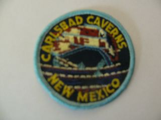 Vintage Carlsbad Caverns National Park 3” Patch Mexico Nos
