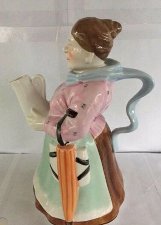 VINTAGE LIMITED ED.  GEORGE BORGFELDT CERAMIC COIN BANK WOMAN HOLDING A PITCHER. 3