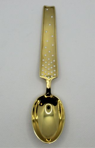 1947 Estate Michelsen - Denmark - Sterling Silver/gold Wash Christmas Spoon