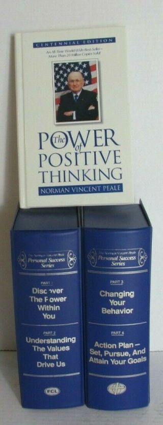 Vintage Norman Vincent Peale (24) Tapes Personal Success The Power Of Positive