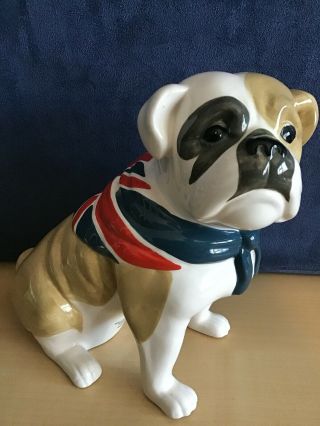 Ben De Lisi Ceramic British Bull Dog,  MONEY BOX. 2