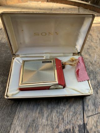 Vintage Sony 1r - 81 Transistor Radio Circa 1965 W Batteries