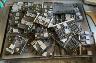 7.  6 Lbs Vintage Ibm Circuit Boards For Scrap Gold Recovery