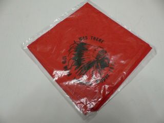 1971 13th World Boy Scout Jamboree " I Was There " Red Souvenir Neckerchief Chief