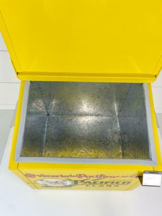 Pacifico Clara Cerveza Beer Cooler Metal Ice Chest Man Cave Mexico HTF XLNT 3