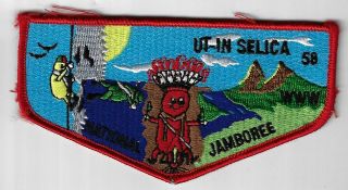 Oa 58 Ut - In Selica 2001 National Jamboree Flap Red Bdr.  Mount Diablo - Silverado,
