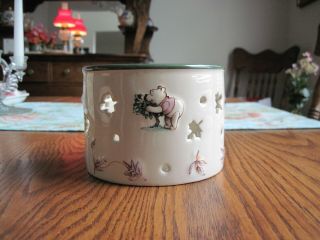 Disney Winnie The Pooh And Friends Ceramic Candle Jar Holder