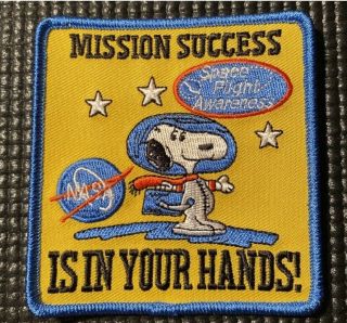 Nasa Mission Success Is In Your Hands - Space Flight Awareness - Patch 3.  5”
