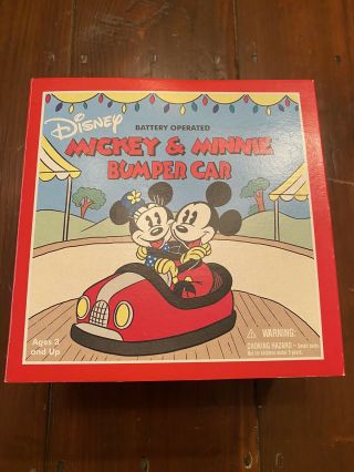 Disney Mickey And Minnie Bumper Car Schylling Not
