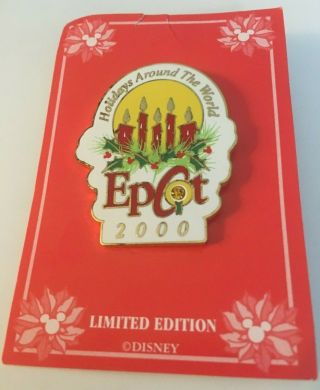 Wdw Disney Epcot Holidays Around The World Pin Year 2000 Le Of 4000 Pins F/s