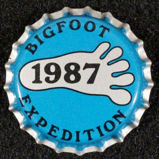 Big Foot 1987 Plastic Bottle Cap Sierra Nevada California Micro Set Crowns Pale,