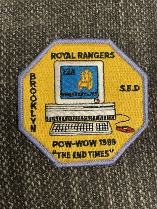 1999 Royal Rangers Brooklyn Section Camp Patch Spanish Eastern District Sed