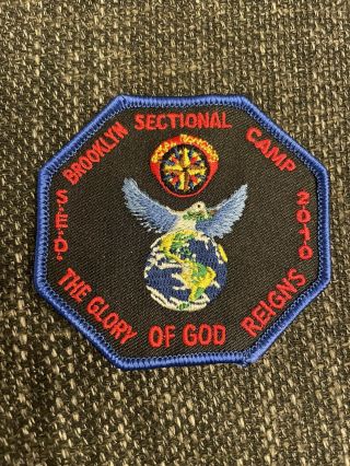 2010 Royal Rangers Brooklyn Section Camp Patch Spanish Eastern District Sed