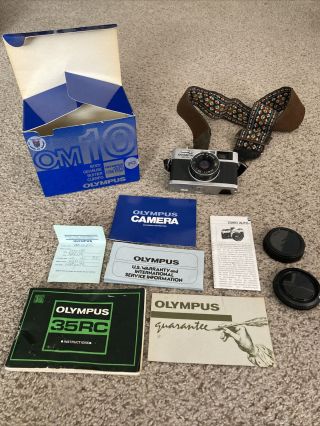 Vintage Olympus 35 Rc Rangefinder Film Camera E.  Zuiko 42mm Complete