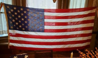 American Flag Best Valley Forge 50 Stars Usa 56”x 111” 100 Cotton