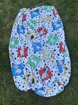 Vintage Disney 101 Dalmations Twin Size Fitted Sheet