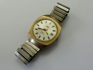 Vintage 1960s Limit Gub Glashutte Spezimatic Cal 75 Gents Auto Wristwatch Gwo