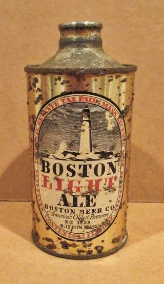 Boston Light Ale 12 - Oz Cone Top Beer Can Boston Beer Company Tough Can