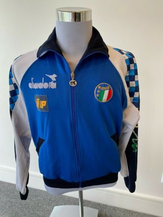 Italia Italy 1990 - 92 Vintage Track Jacket Ip Diadora Large