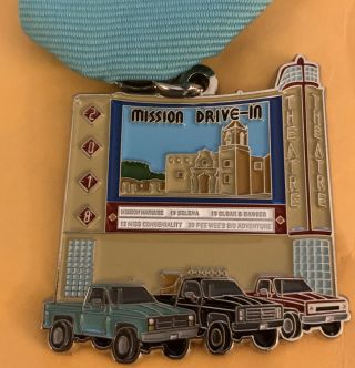 Last Twonew 2018 “mission Drive Inn “san Antonio Fiesta Medal