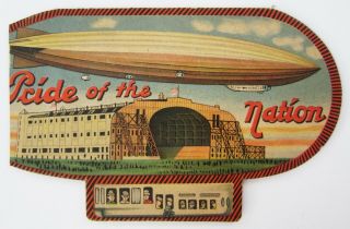 Vintage Zeppelin Airship Blimp Needle Kit Pride Of The Nation Air Mail 1930 