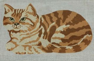 Glorafilia Vintage No.  636 Ginger Cat Doorstop / Cushion Tapestry Needlepoint Kit