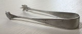 Sterling Silver Claw End Sugar Tongs Sheffield 1926