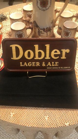 Dobler Brewing Co.  Celluloid Sign Albany,  Ny