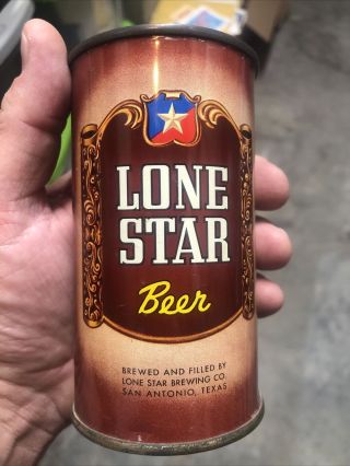 Lone Star Beer Empty Flat Top Can From Lone Star Brewing Co San Antonio Texas