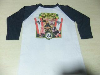 Vintage Vanhalen Slayer 80 T Shirt Single Stich Rock Tour Band Concert Rare Xxx