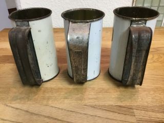 Three different Dartmouth class reunion tin can beer cups 3