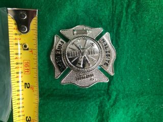 Vintage Firefighters Badge Holbrook Ny Fire Department