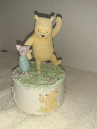 Enesco Winnie The Pooh And Piglet Rotating Music Box