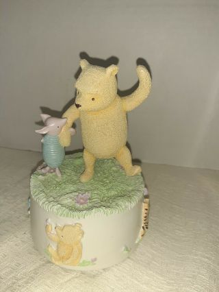 Enesco Winnie The Pooh And Piglet Rotating Music Box 2