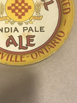 RARE Vintage Walkerville Brewery John Bull Ale Tin Litho Tip Tray Ontario Canada 5
