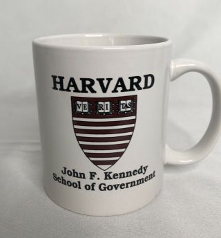 Vintage Ceramic Coffee Mug Cup Harvard John F.  Kennedy School Of Government