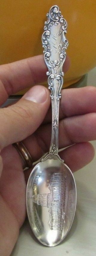 Great Sterling Silver Souvenir Spoon Denver Colorado Gorham Luxembourg 21g