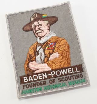 Vintage Baden Powell Founder Johnston Museum Boy Scout Of America Bsa Patch