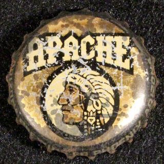 Apache Gold Cork Lined Beer Bottle Cap Arizona Brewing Phoenix Sun Crown Ariz Az