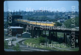 Slide Up Union Pacific E9a 951 & 3 Passenger Action Kc Mo 1994