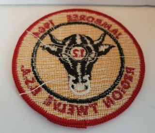 1964 Region Twelve BSA National Jamboree Patch Red Border 2